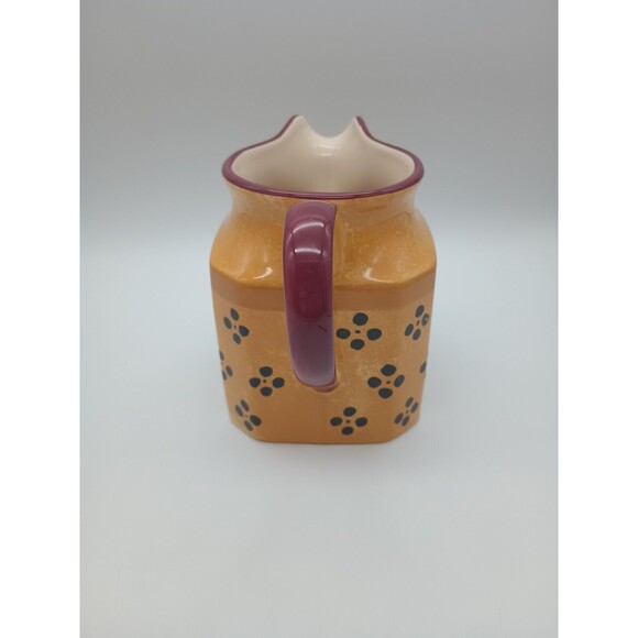 Villeroy Boch Slovenia Tropical Switch Plantation Pitcher Yellow Square - Picture 4 of 8